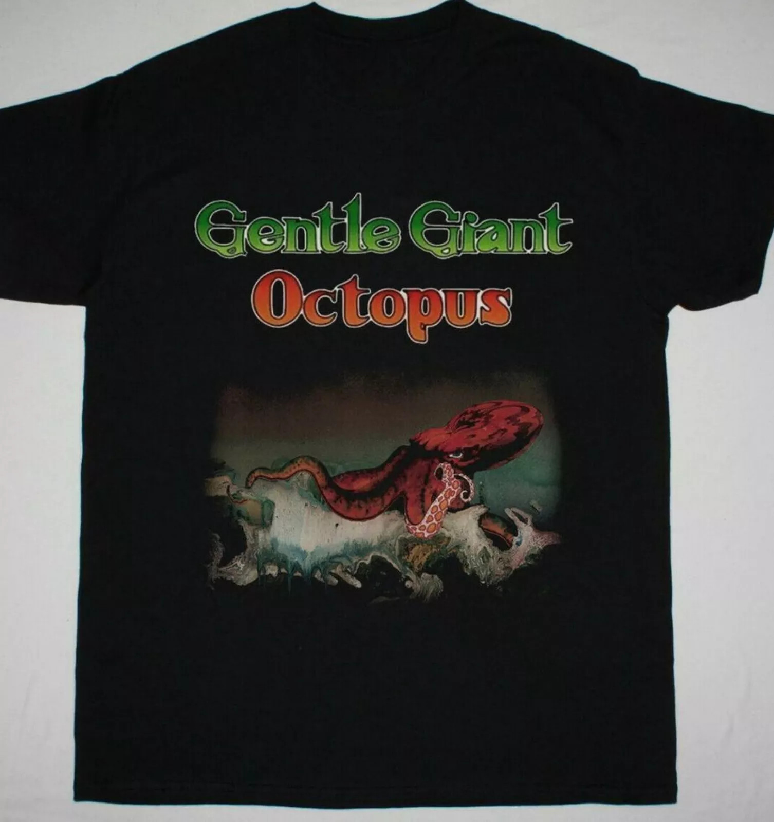 Gentle Giant Octopus Progressive Rock Yes Camel T Shirt Full Size S-5XL
