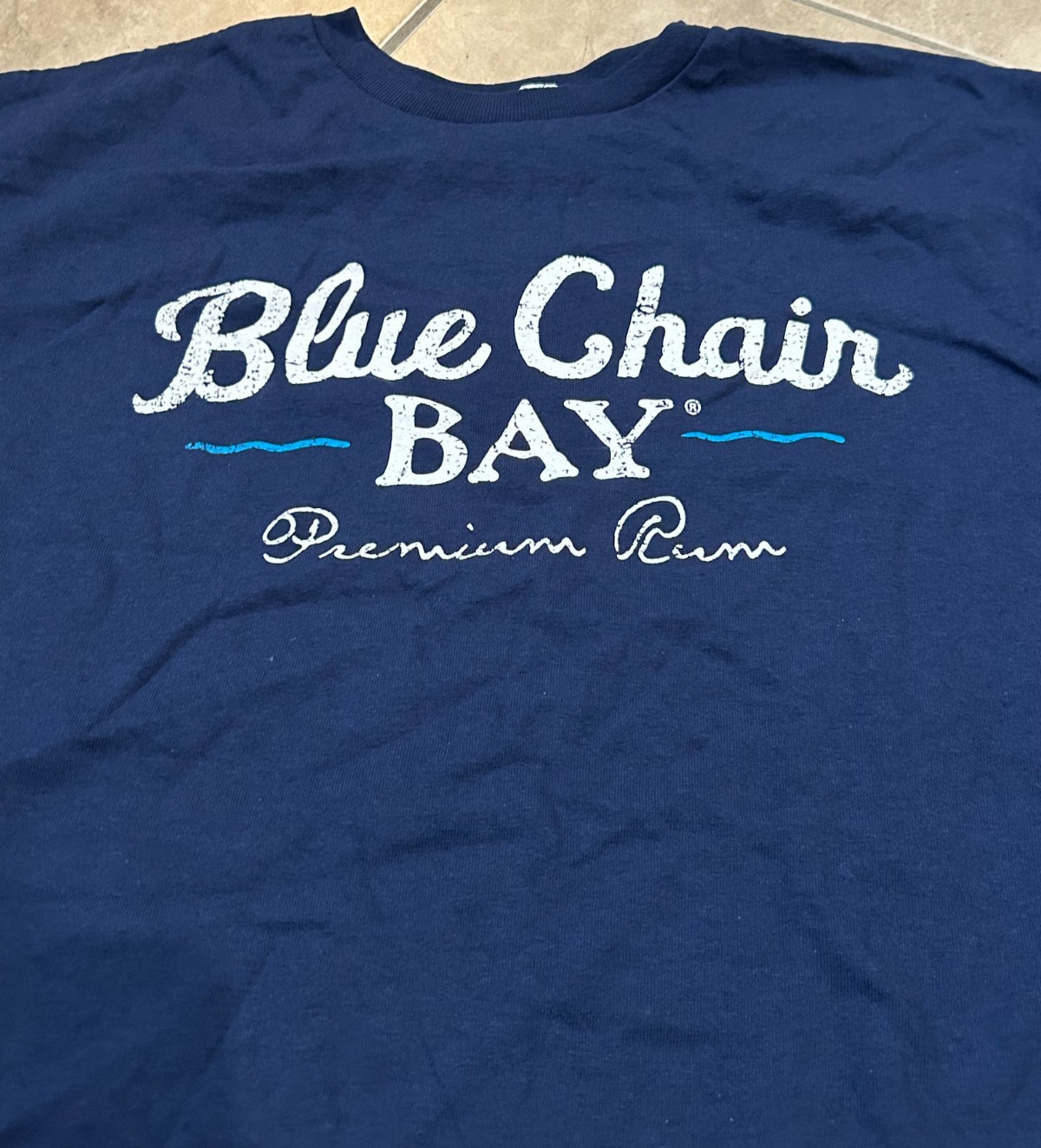 Blue Chair Bay Premium Rum Navy Blue w/White Shirt Adult Mens NEW XL Extra Large