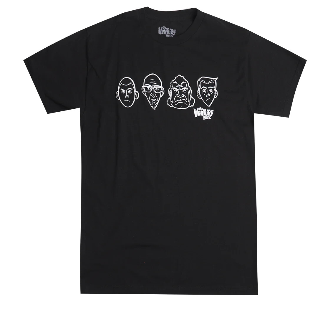 The Venture Bros. Officially Licensed Black Unisex T-Shirt, Official Merch