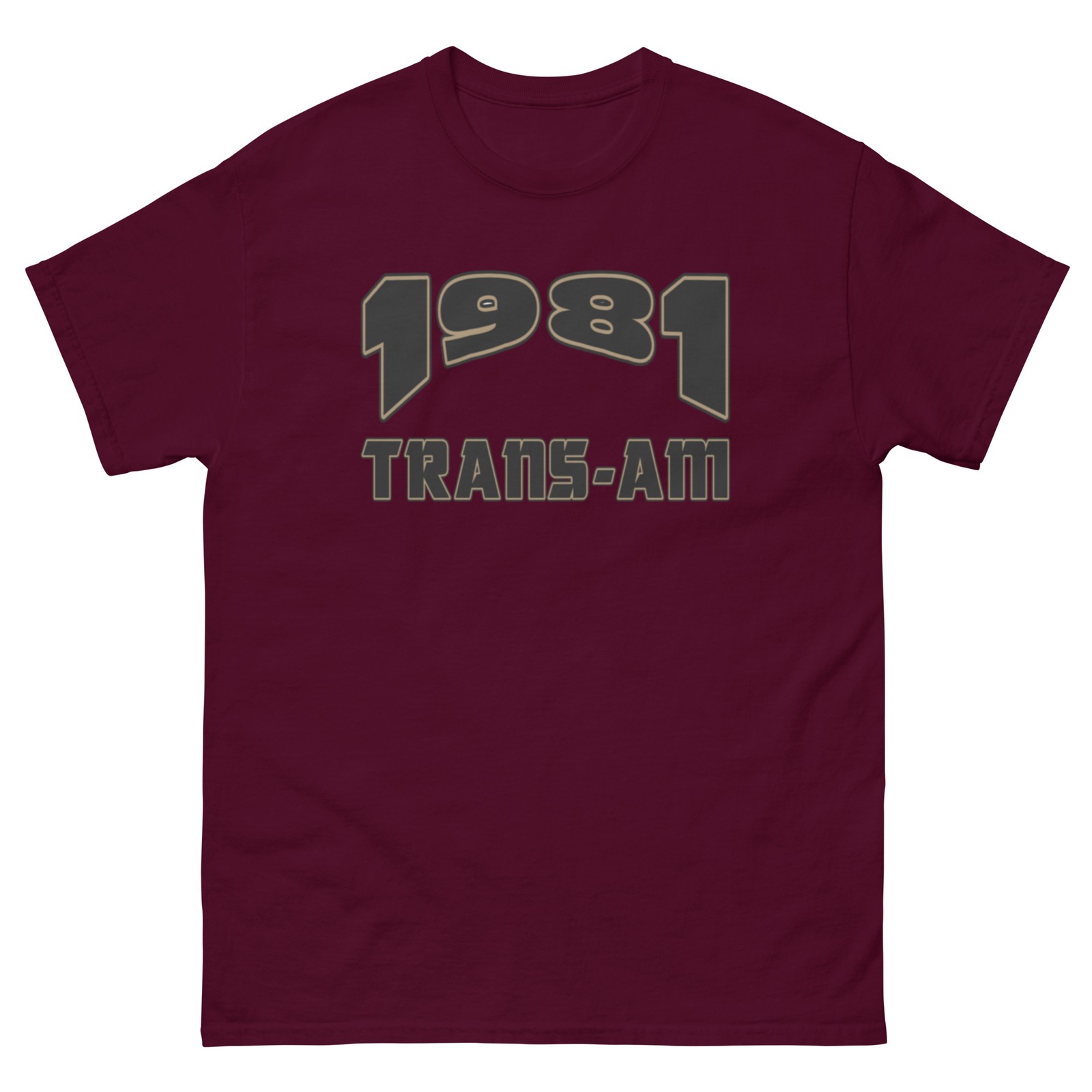 1981 TRANS-AM T SHIRT sizes Small THRU 5XL choose from 10 COLORS!