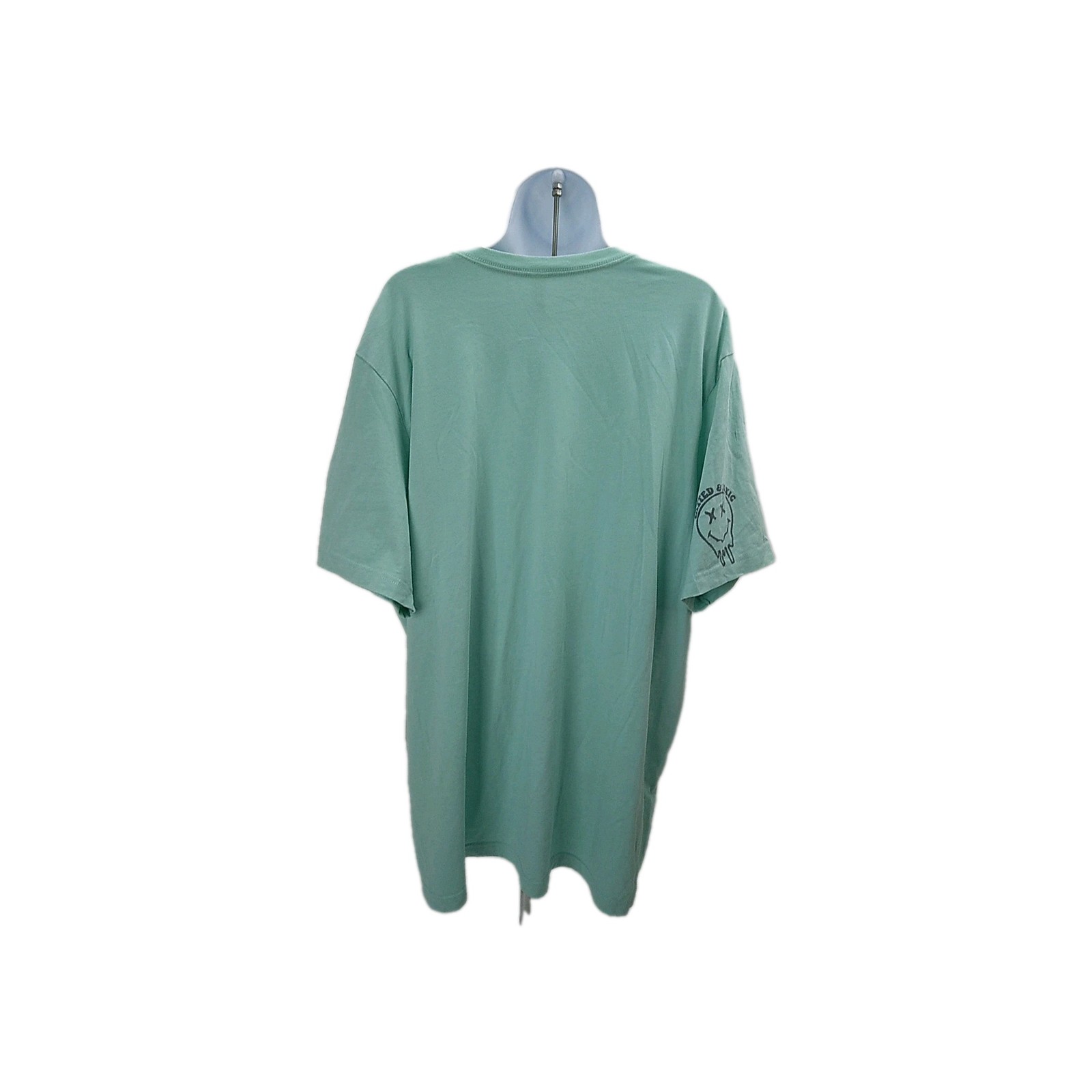 Unisex T-shirt Graphic Tatted & Toxic Size 3 XL Light Green Short Sleeve