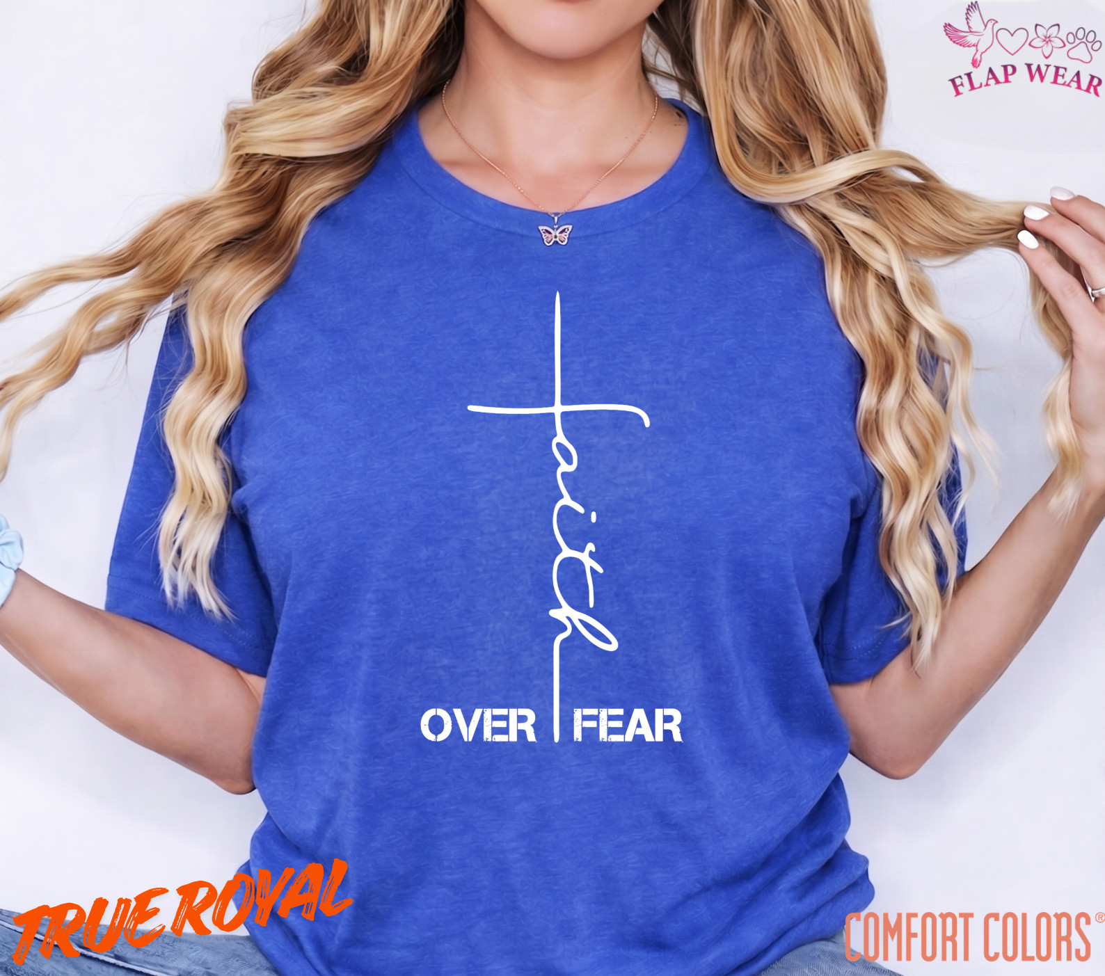 Unisex Faith Over Fear Chri T-Shirt, Men T shirt,Women T shirt Gift Religion Top