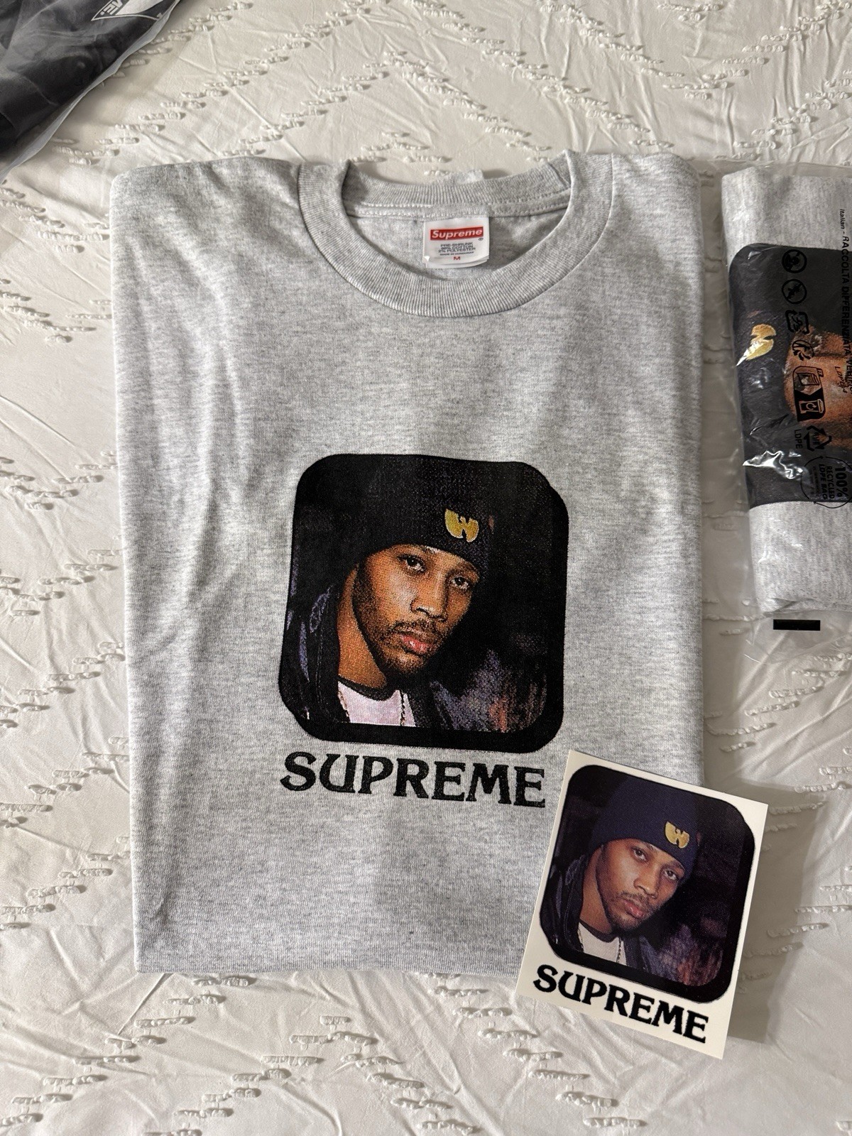 Supreme/Wu-Tang Clan RZA Tee FW25 Limited Edition Size XL BRAND NEW