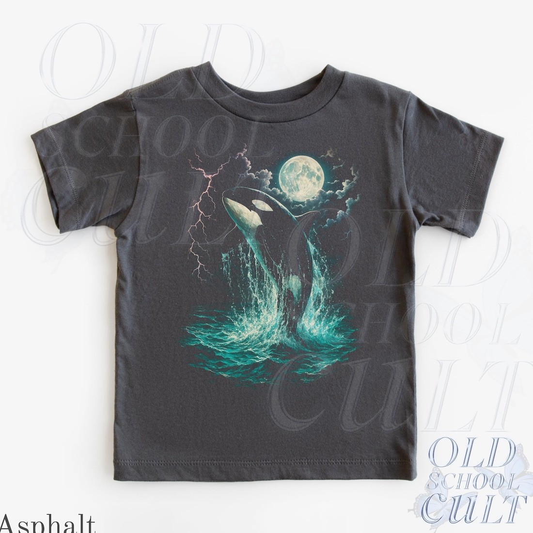Orca Ocean Youth Retro 90s Shirt Orca Clothing, Boho Adult, Toddler &