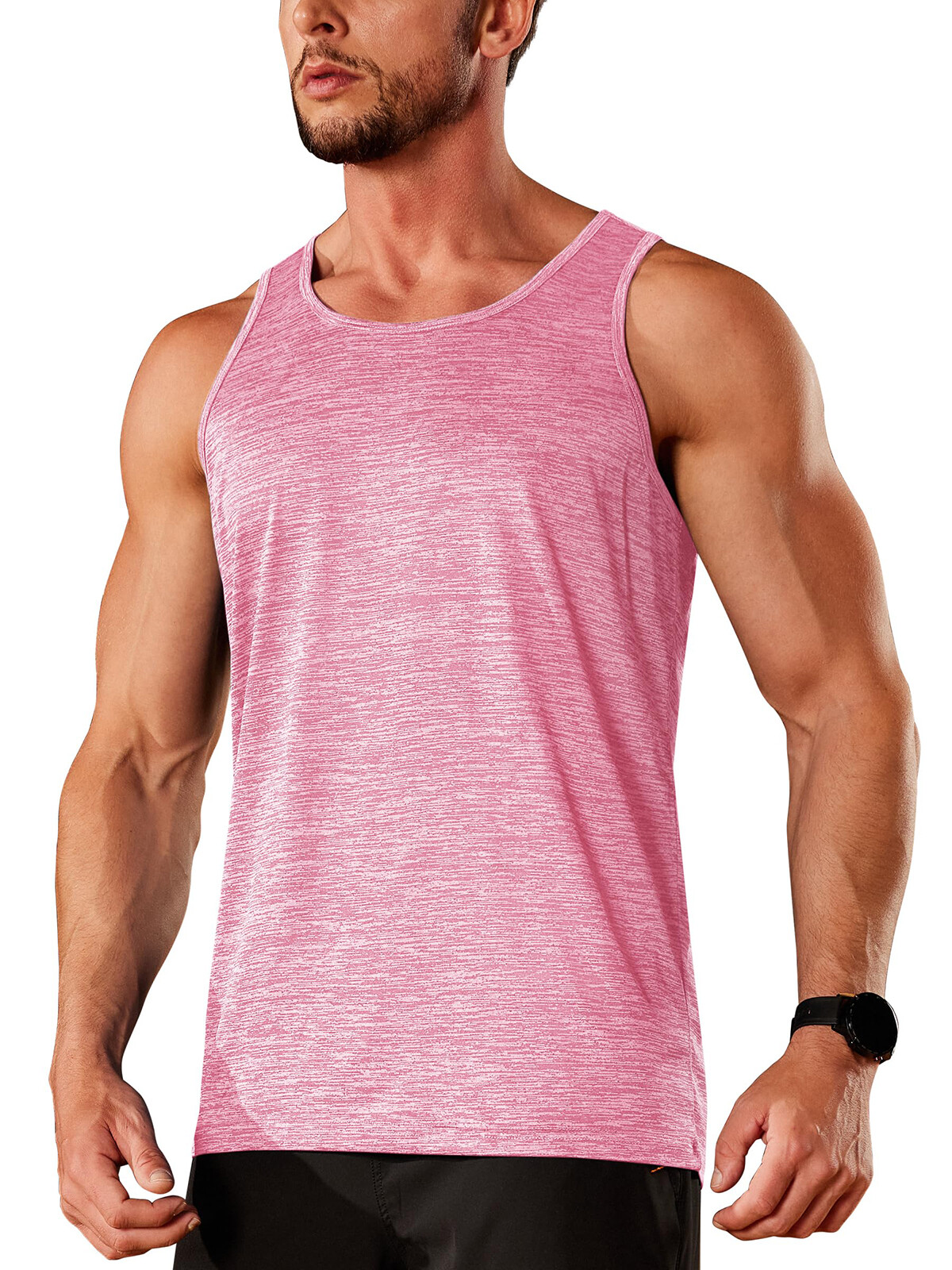 Men’s Tank Tops Quick Dry Workout Sleeveless Summer Athletic Gym Muscle T-Shirts