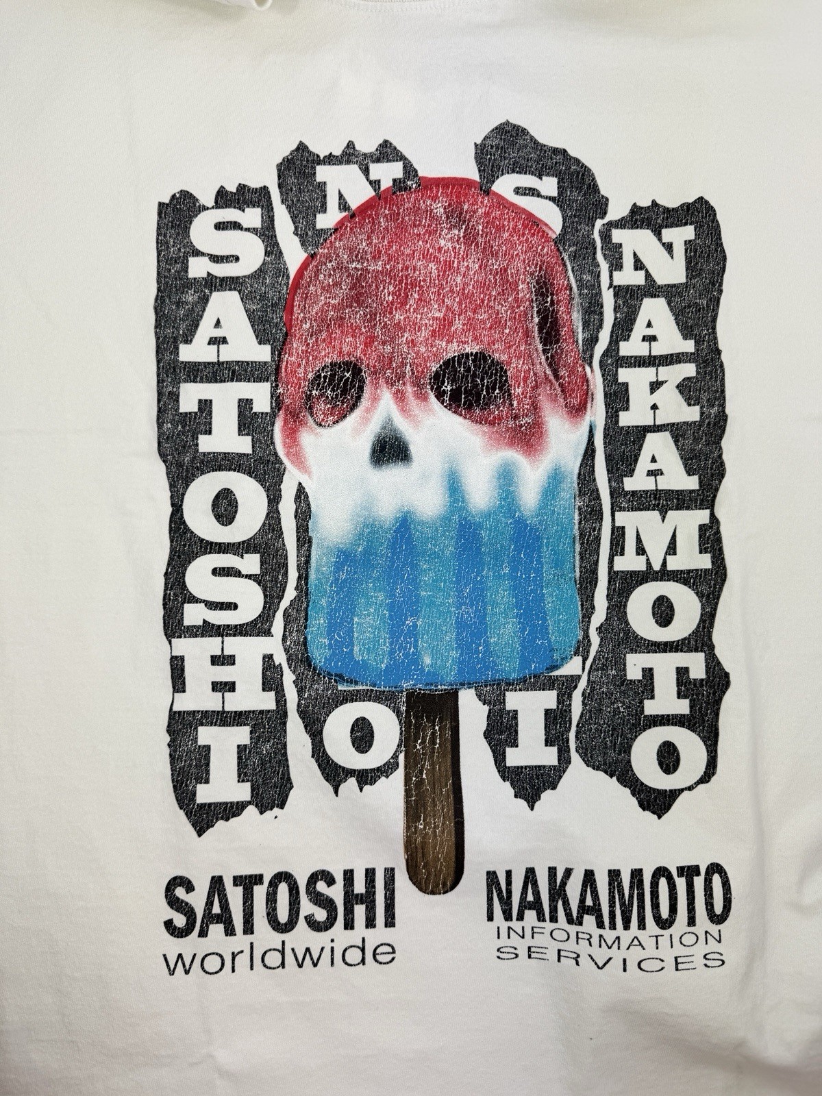 Satoshi Nakamoto – Info Service T-shirt Size: XL