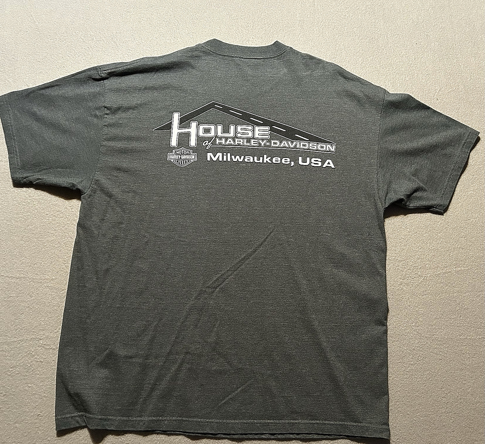 Harley Davidson 105th Anniversary 2008 House of Harley Shirt Milwaukee 2008 XL