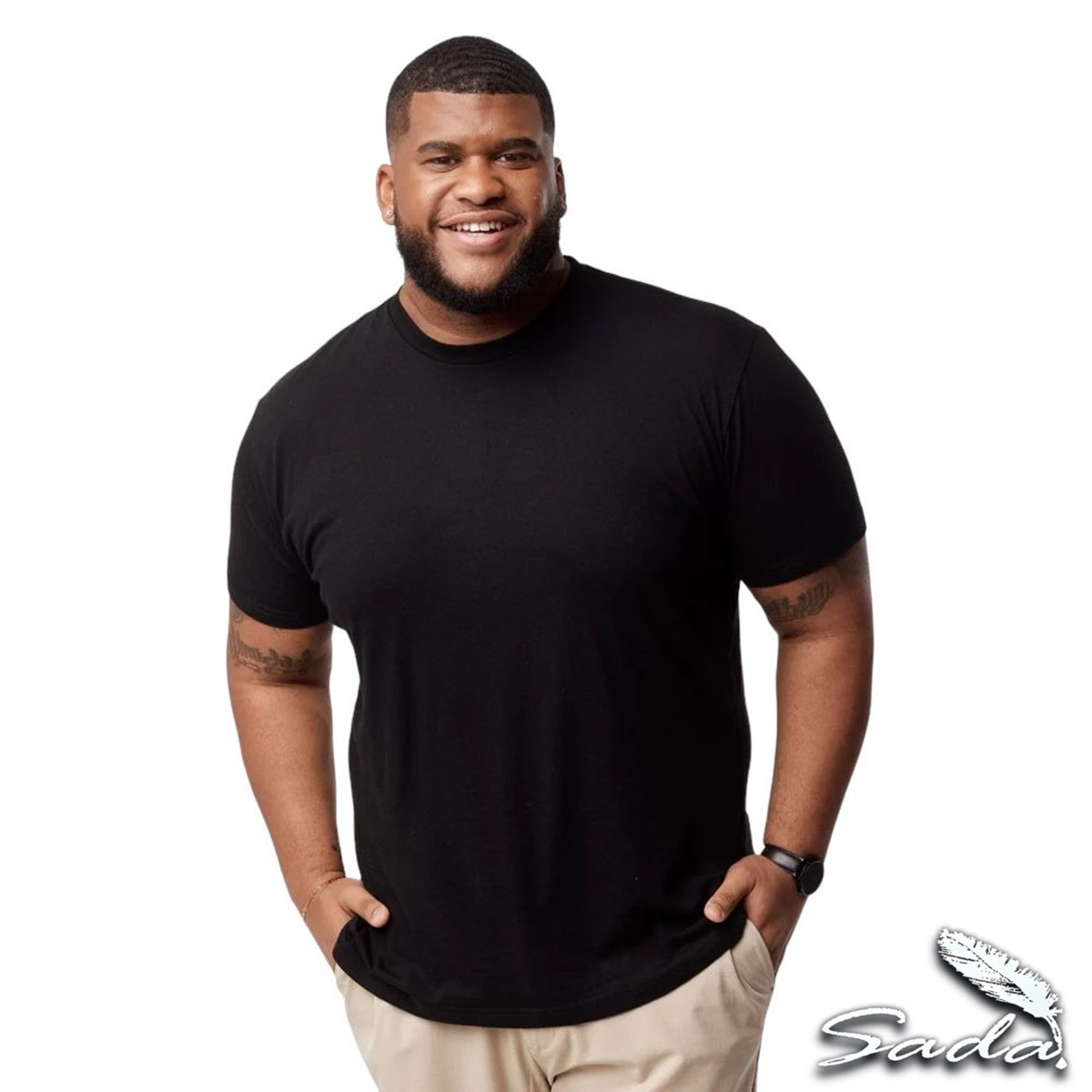 Sada Crew-neck T-shirt Short-sleeve (1-Dozen/ 12pc)