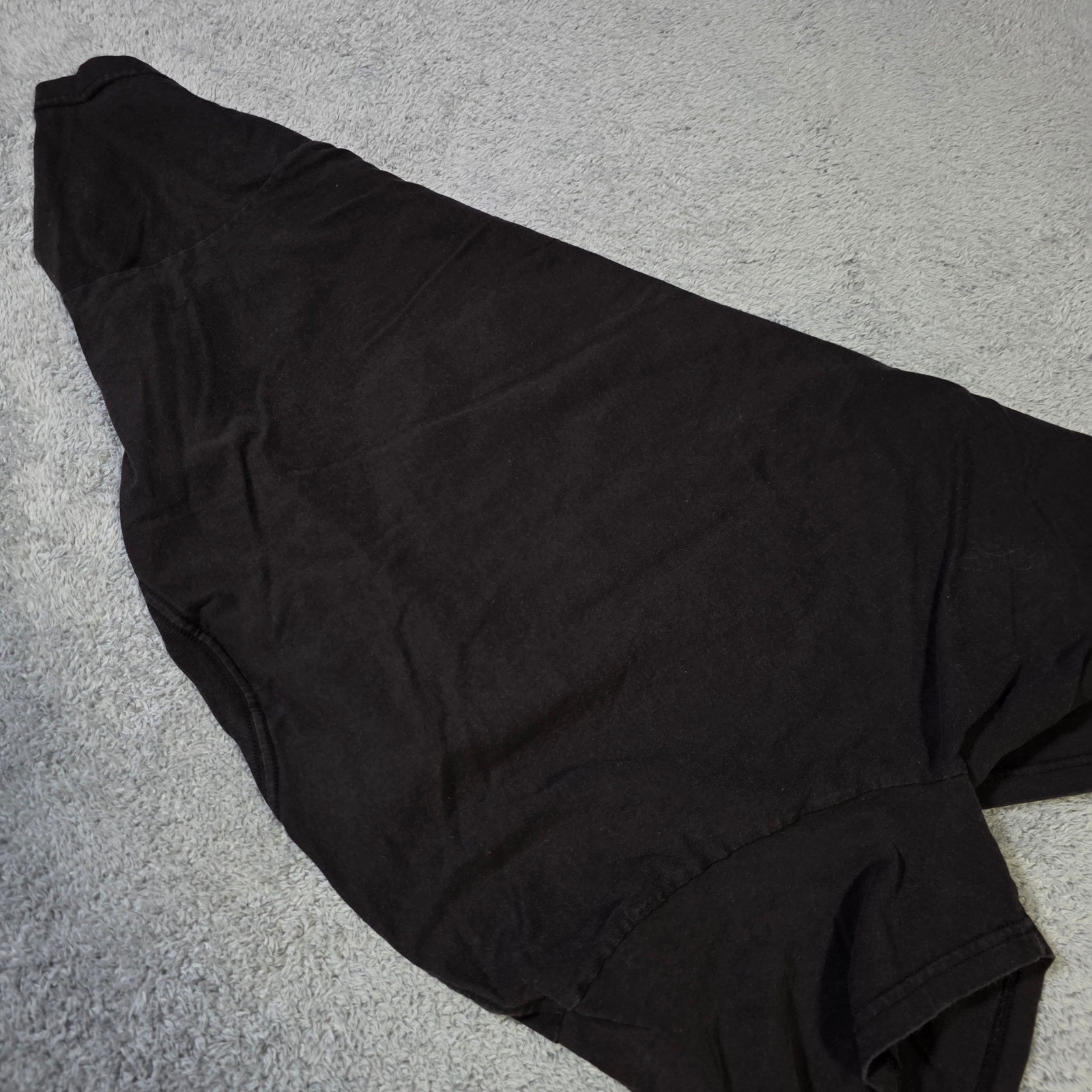Polo Jeans Co Ralph Lauren Mens L T-Shirt Black Graphic RL American Flag Cotton