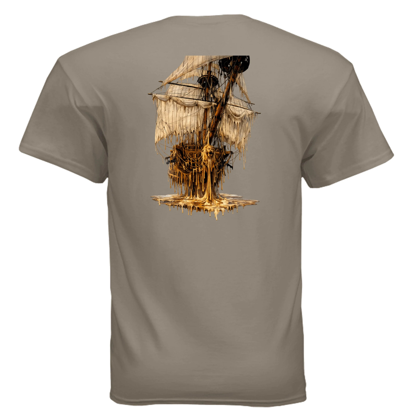 Melting Ship Graphic T-Shirt