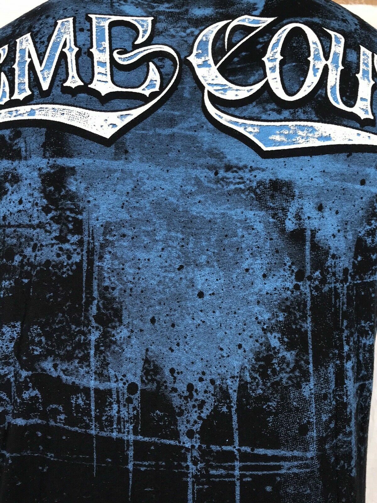 Xtreme Couture by Affliction Men’s T-Shirt DEALER Biker Black MMA S-5X