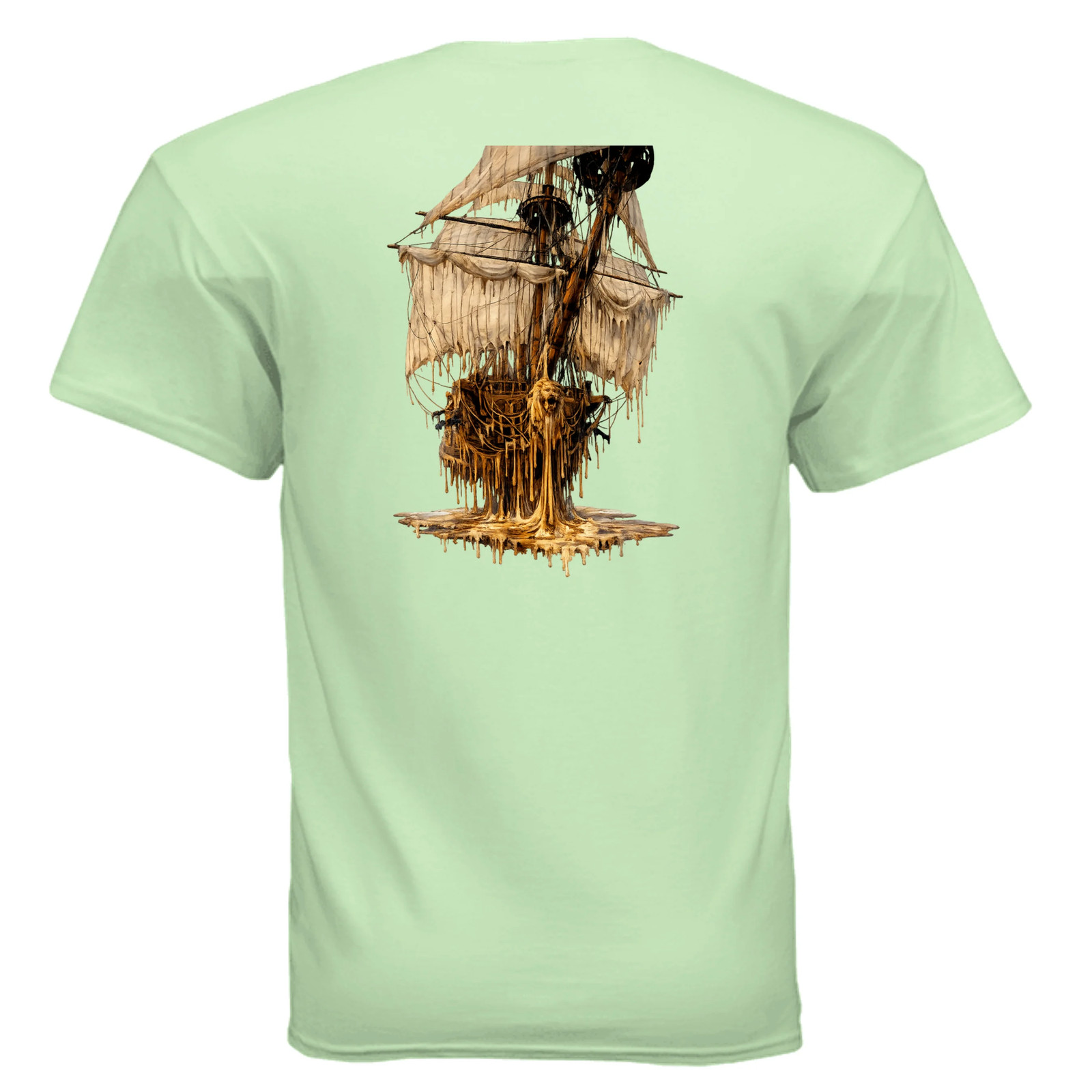 Melting Ship Graphic T-Shirt