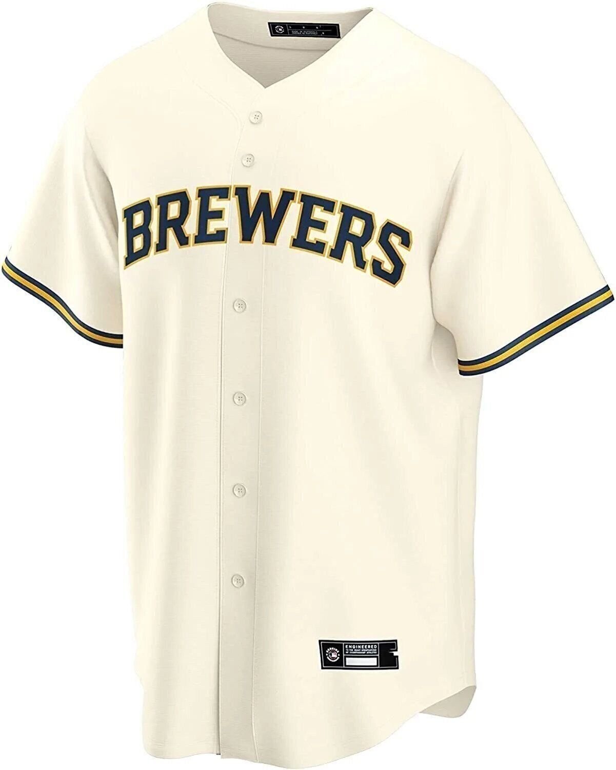 Outerstuff Youth 8-20 Christian Yelich Milwaukee Brewers #22 Cream Home…