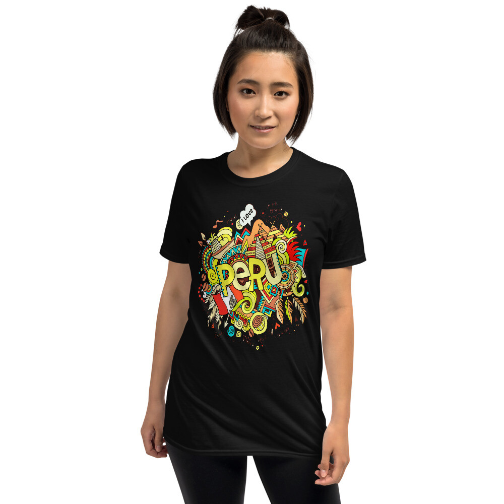 PERU HERMOSO MOSAICO PROUD TO BE PERUVIAN Short-Sleeve Unisex T-Shirt