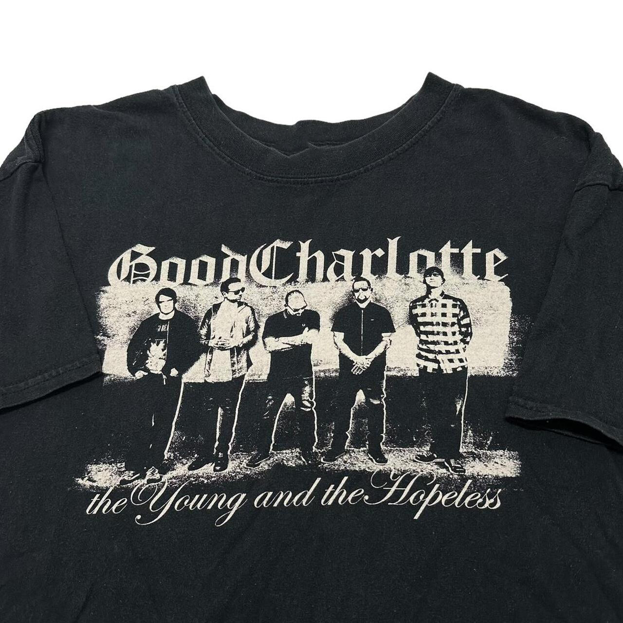 Vtg Good Charlotte Band Tour Heavy Cotton Black Full Size Unisex Shirt