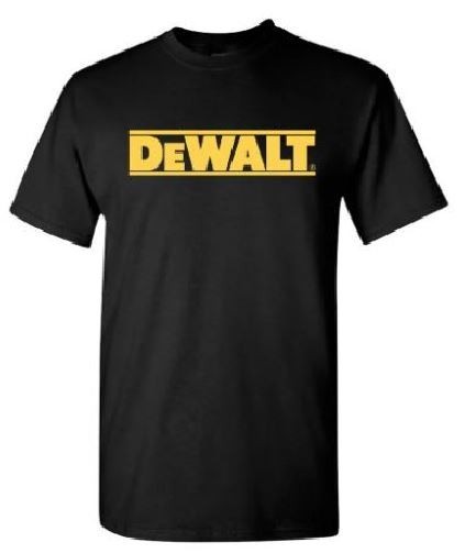 Dewalt T-Shirt Large contractor handy man T-shirt construction tools NEW