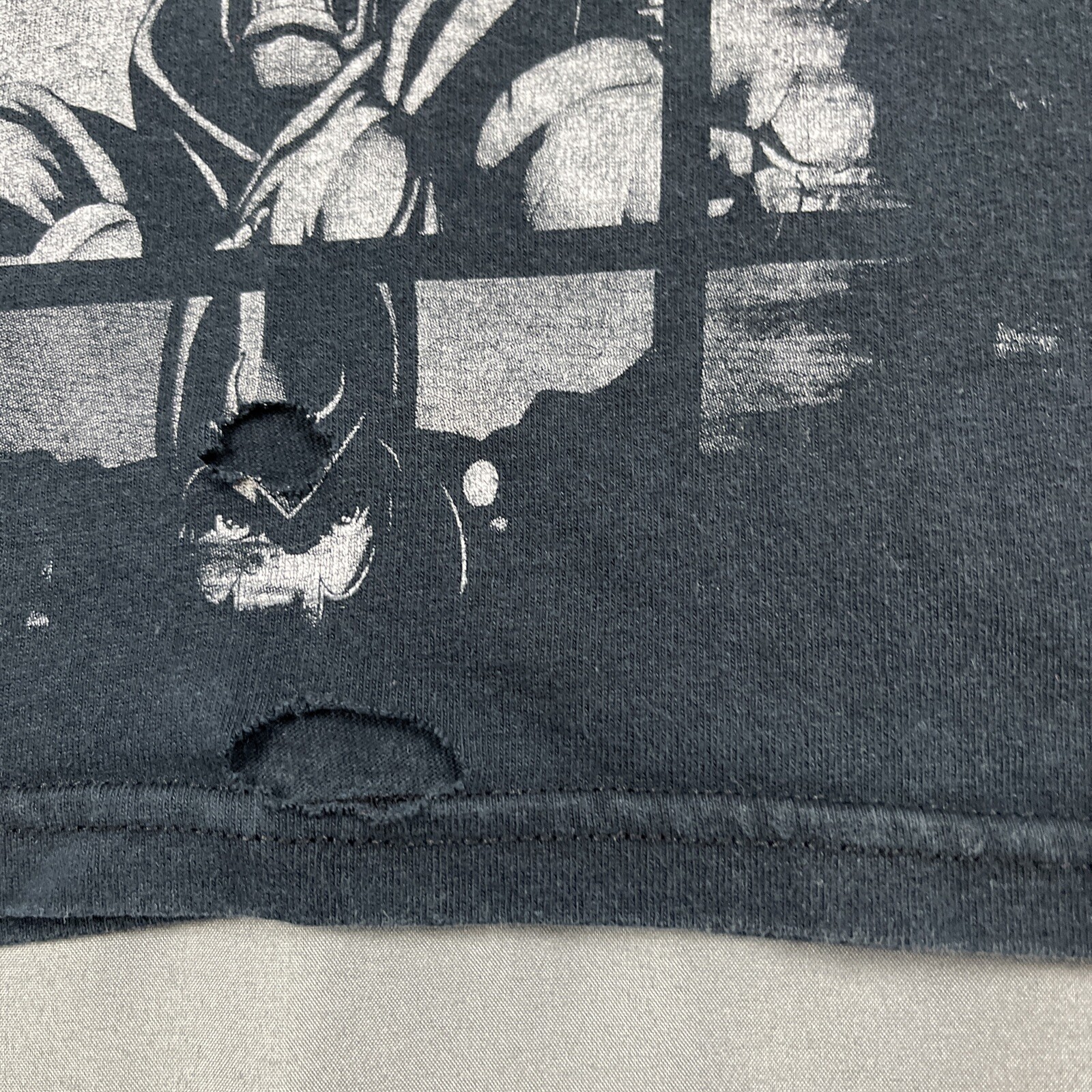 Vintage Marvel Mad Engine Panel Graphic Tee Medium Black Read Desc