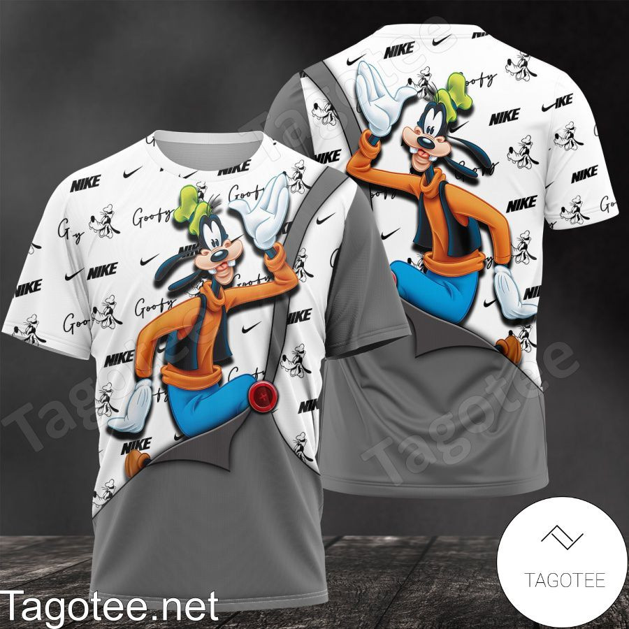 Goofy White And Grey Shirt 3D All Over Print T-Shirt For Fan Gifts S-5XL TT712