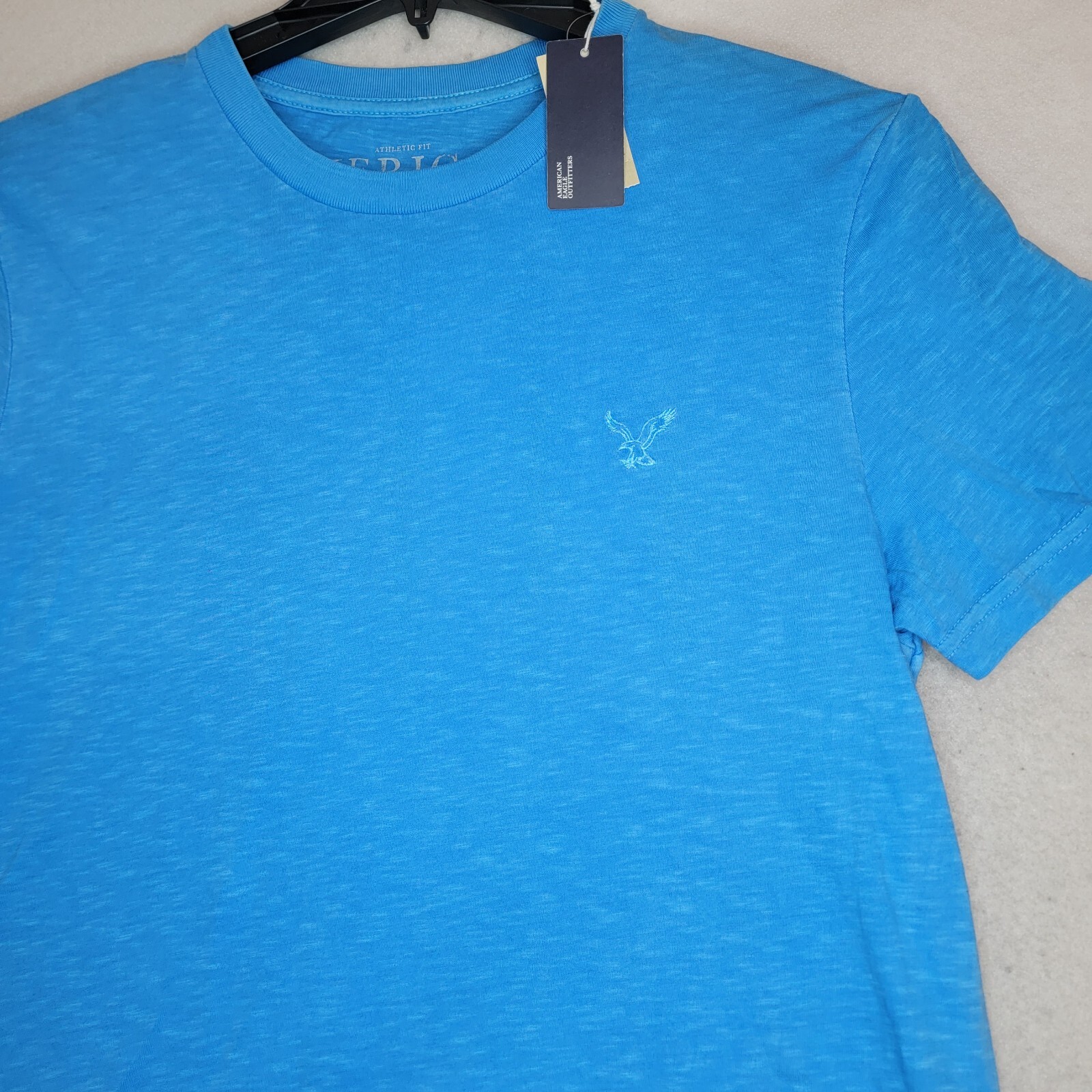 American Eagle Shirt Mens LARGE L BLUE OUTDOORS Lightweight CASUAL Preppy NWT