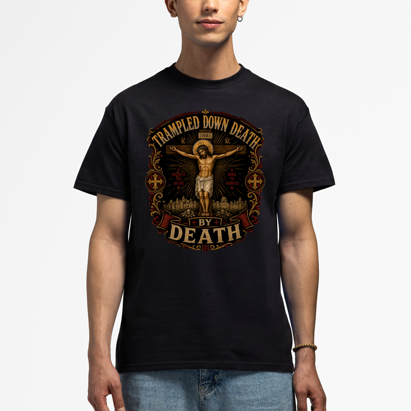 Trampled Down Death By Death T-Shirt, S,M,L,XL,XXL,XXXL,White, Black