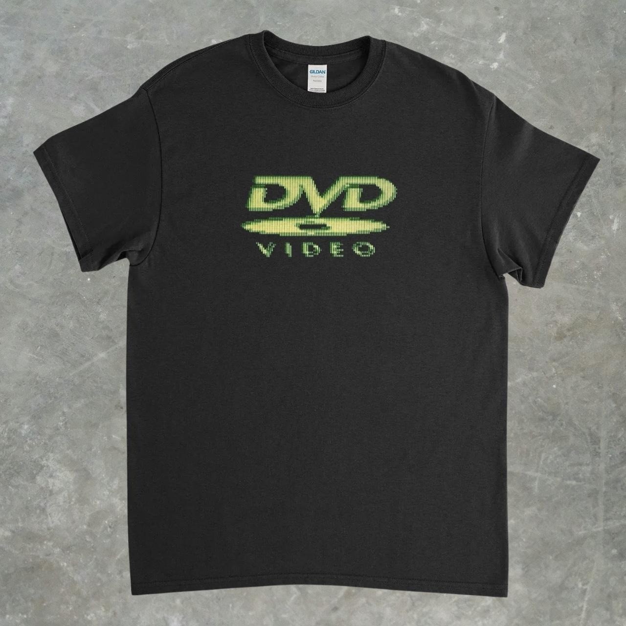 DVD Logo Graphic Tee Unisex Short Sleeve Shirt S-5XL