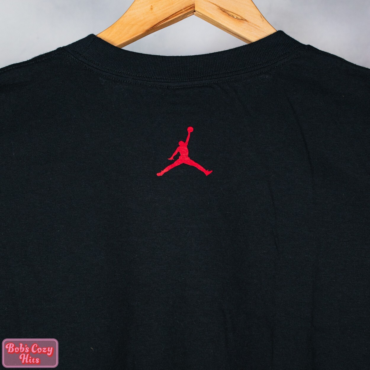 NEW Jordan T Shirt Size L Vintage 2007 Elephant Print Brooklyn Black Grey