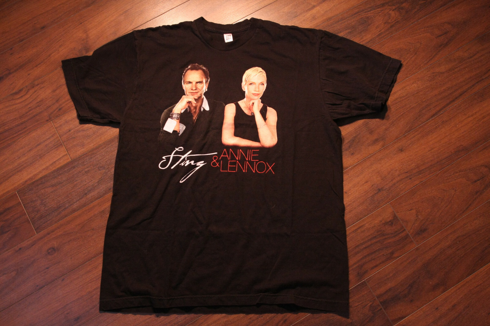 STING / ANNIE LENNOX T SHIRT 2004 SACRED LOVE TOUR size L/XL *gd080417
