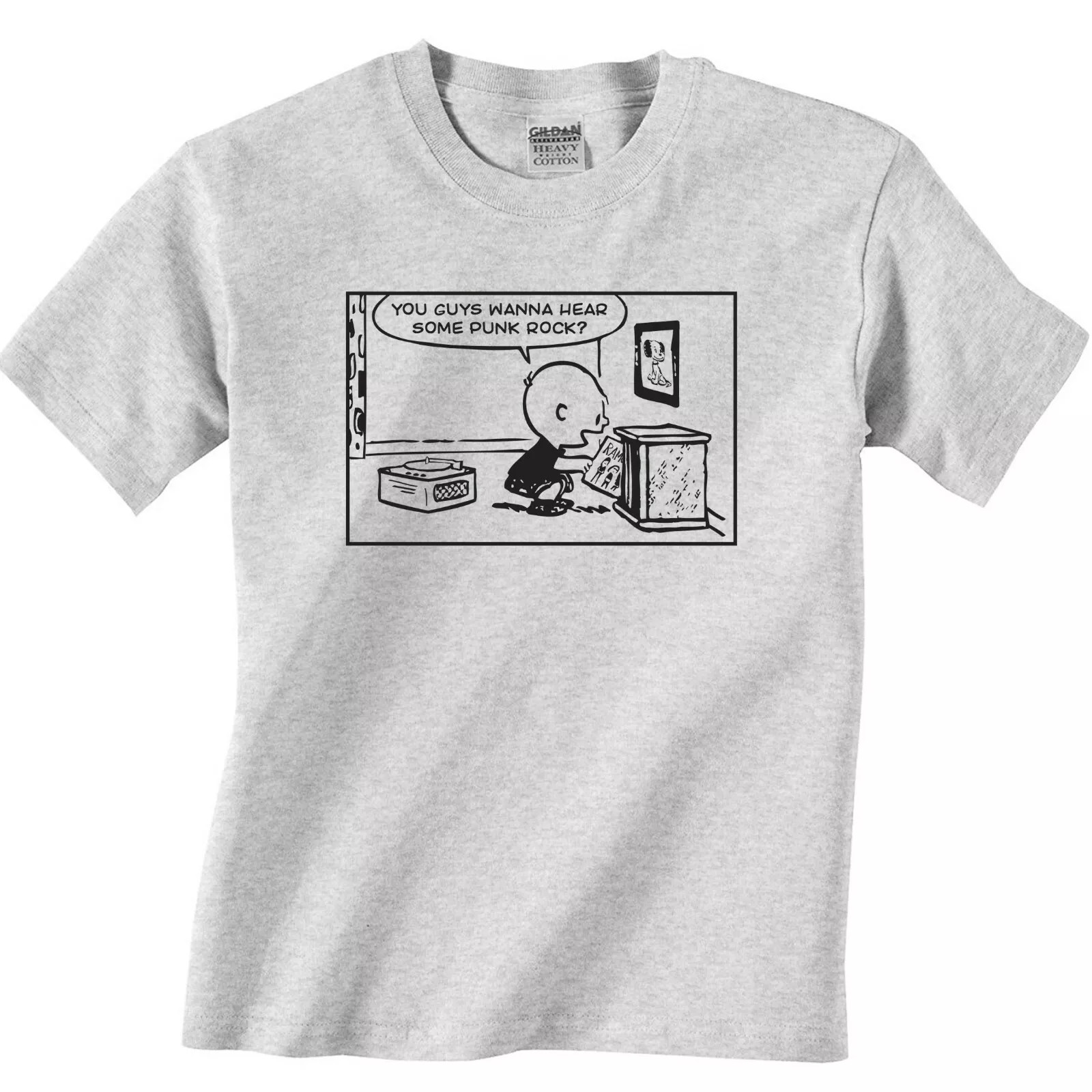 Charlie Brown Peanuts Punk Rock T-Shirt, Unisex Tee