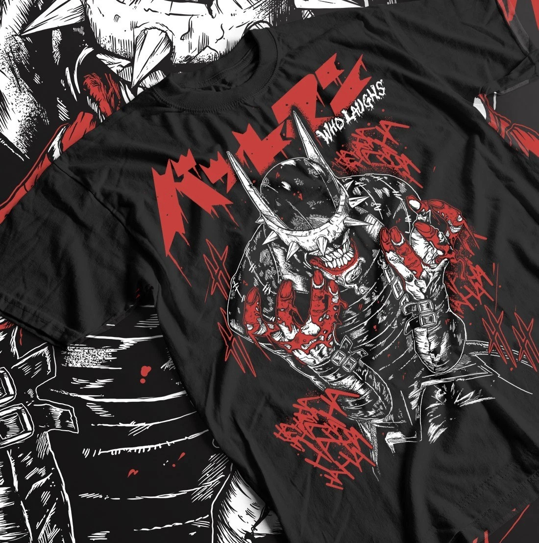 Batman Who Laughs Might, Superhero Tee Shirt, Comic Book Gift