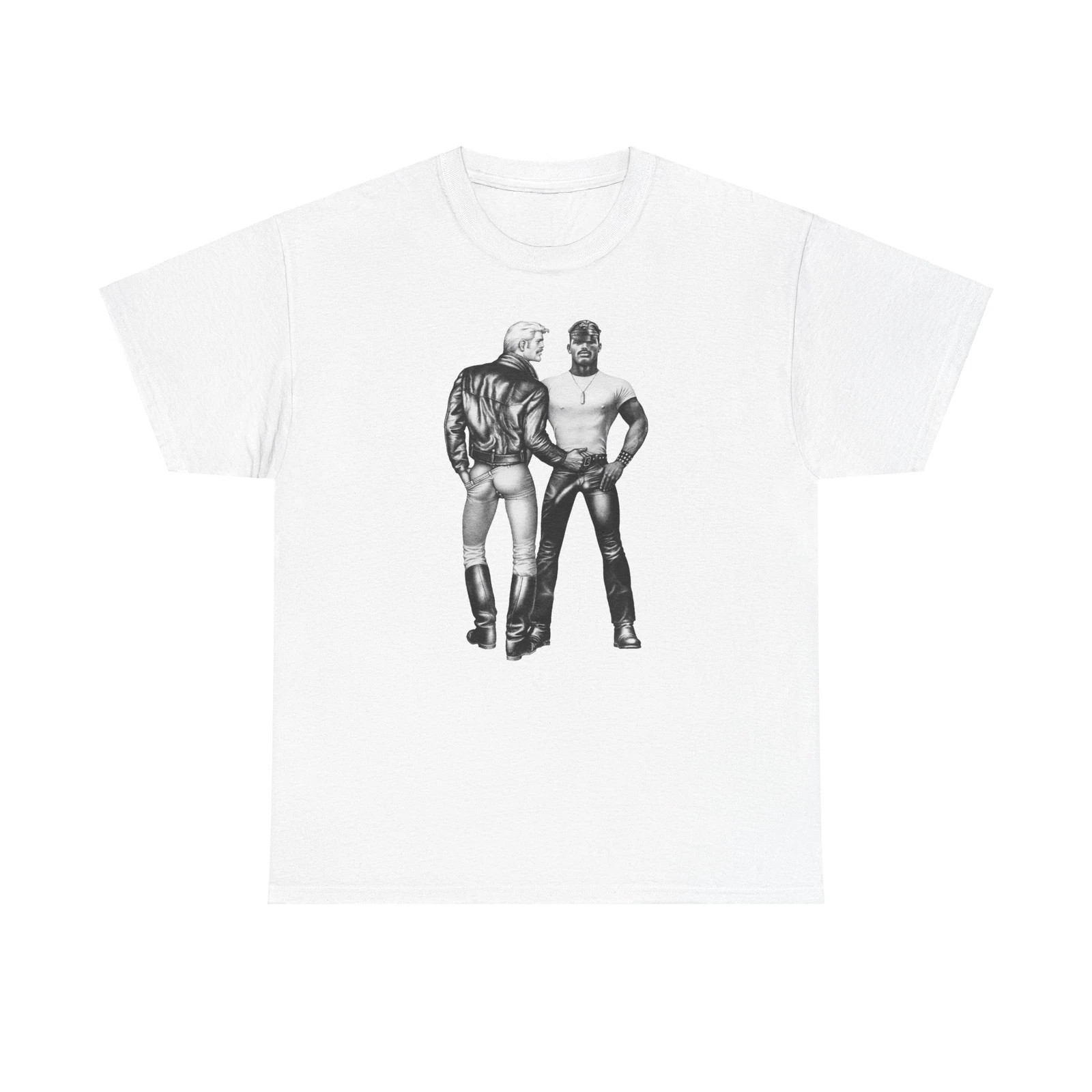 Vintage Print Kake Tom of Finland Gay Tee, LGBTQ Pride Retro T-Shirt