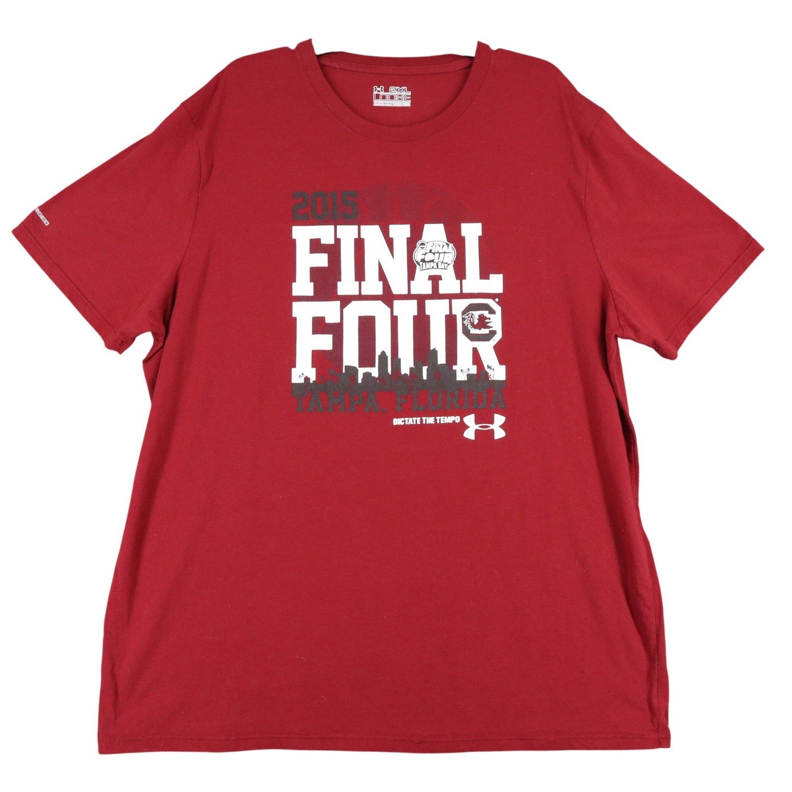 University of South Carolina Final Four Basketball Shirt Men 2XL Gamecocks Tampa