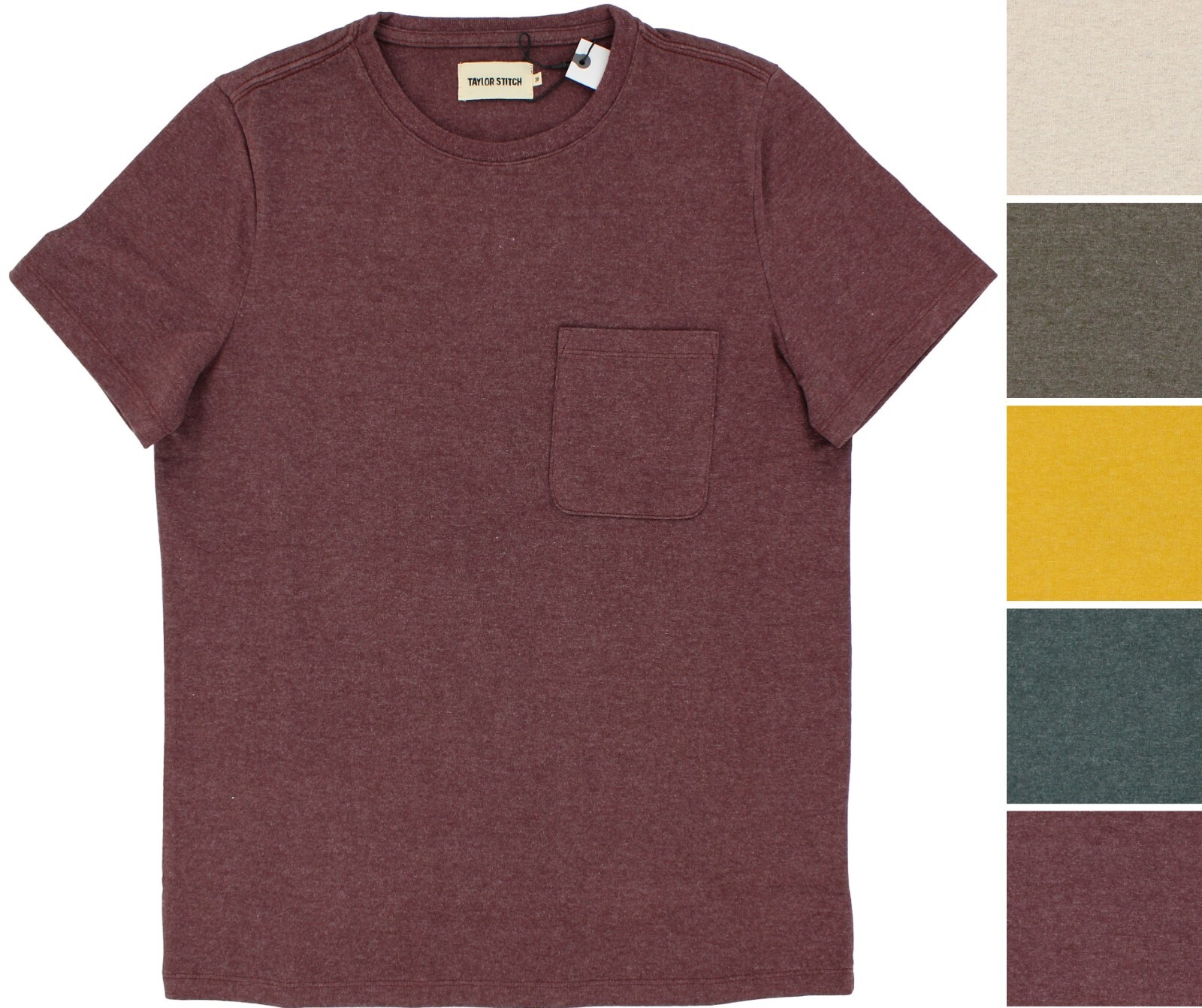Taylor Stitch Men’s, The Heavy Bag Crewneck T-Shirt, With Pocket MSRP: $50