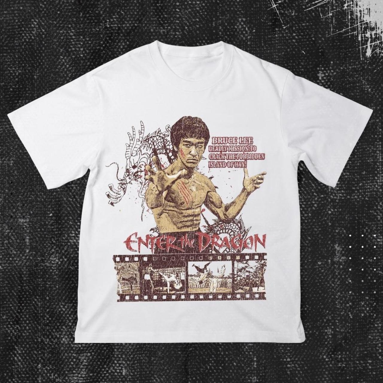 Bruce lee enter the dragon tshirt, vintage movie tshirt