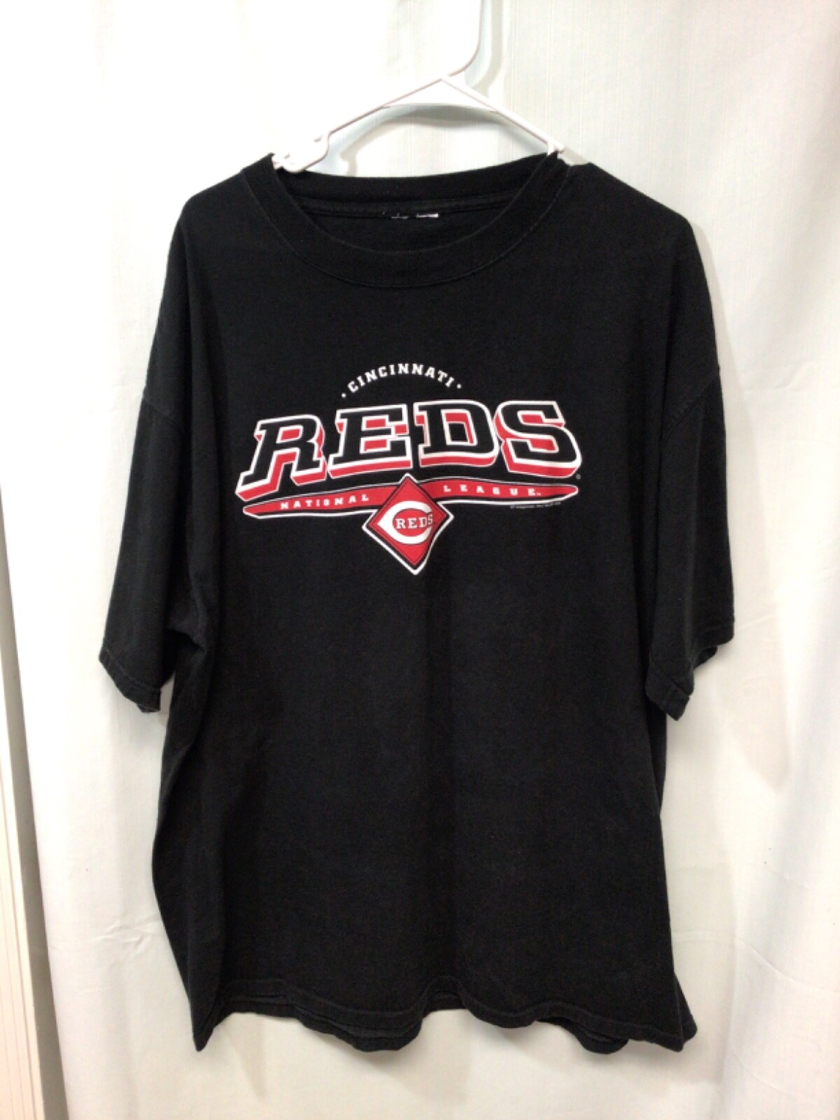 Cincinnati Reds 2005 Black XL Cotton T Shirt