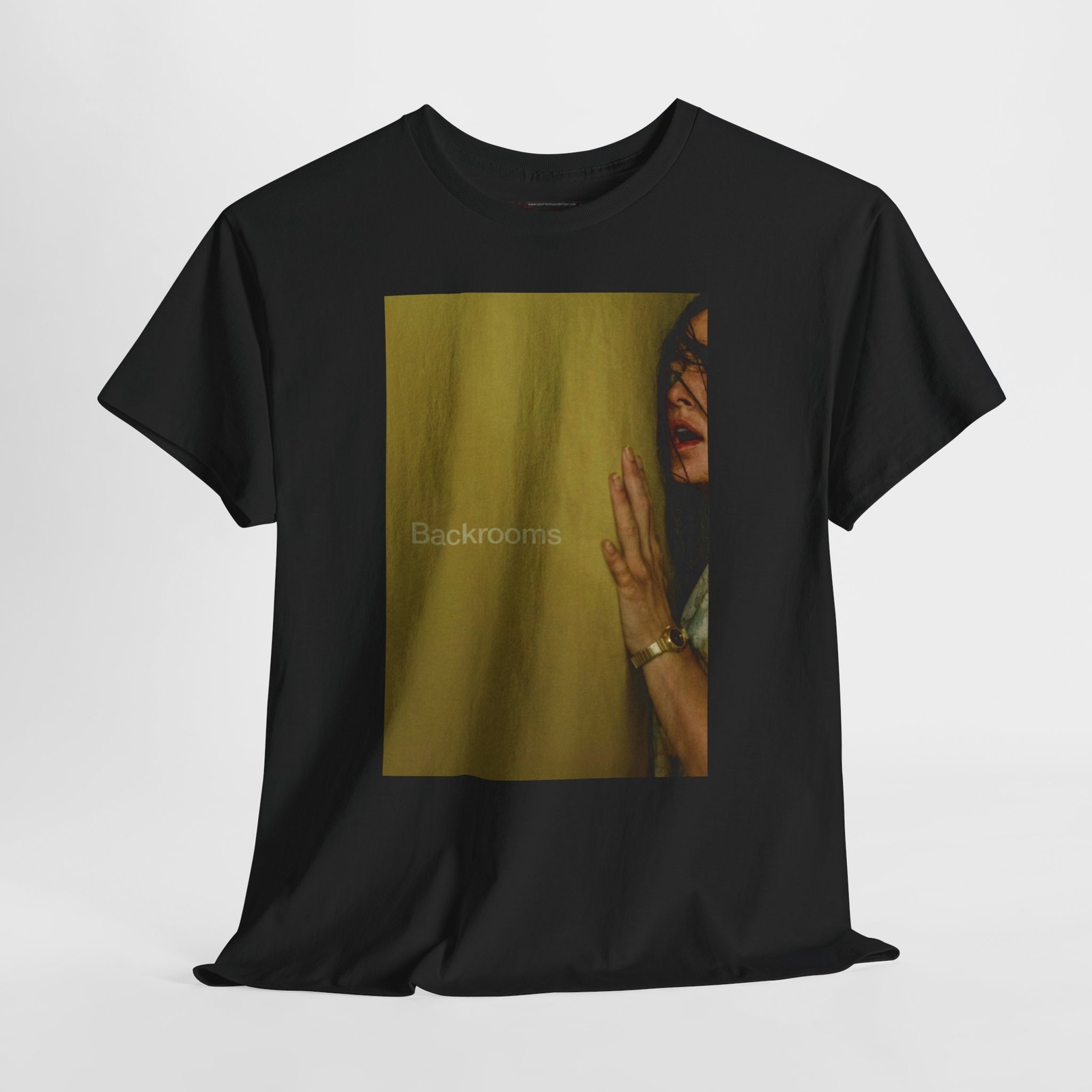 Backrooms 2026 Retro Movie Poster Horror Unisex Graphic T-Shirt