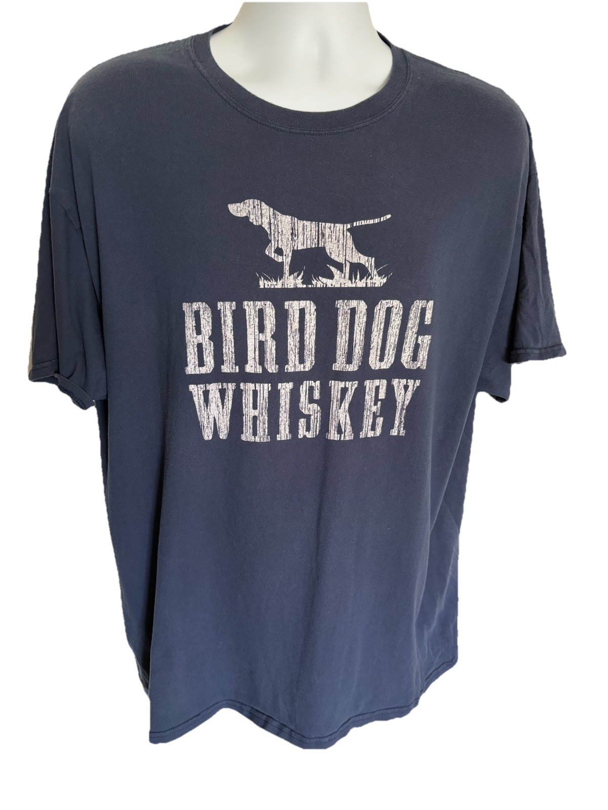 Bird Dog Whiskey Graphic T-Shirt Men’s XL Blue VTG Styled Hunter Lifestyle