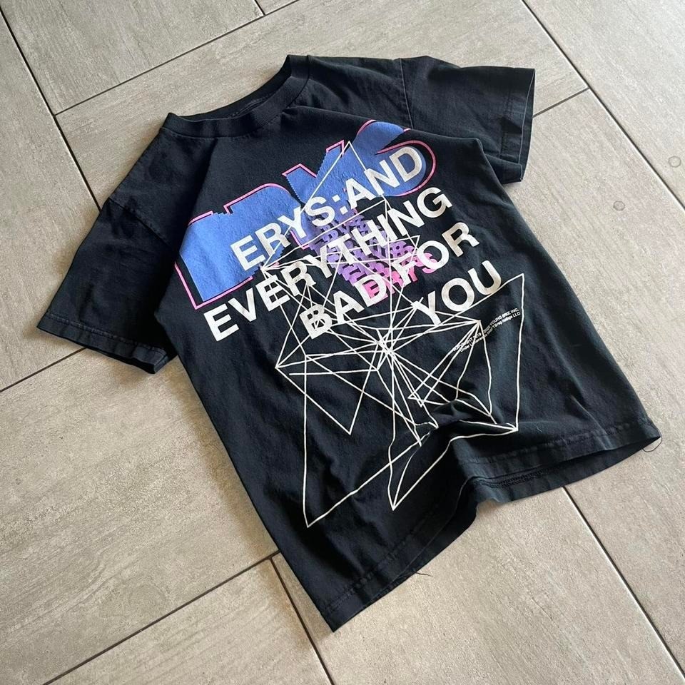 MSFTSrep Jaden Smith Erys Everything Bad For You Black Graphic T Shirt Small