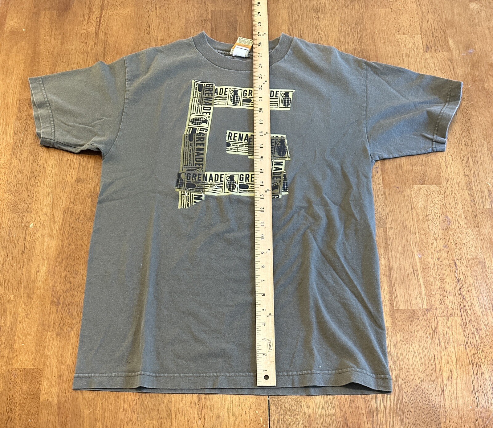 Vintage Grenade T Shirt Medium