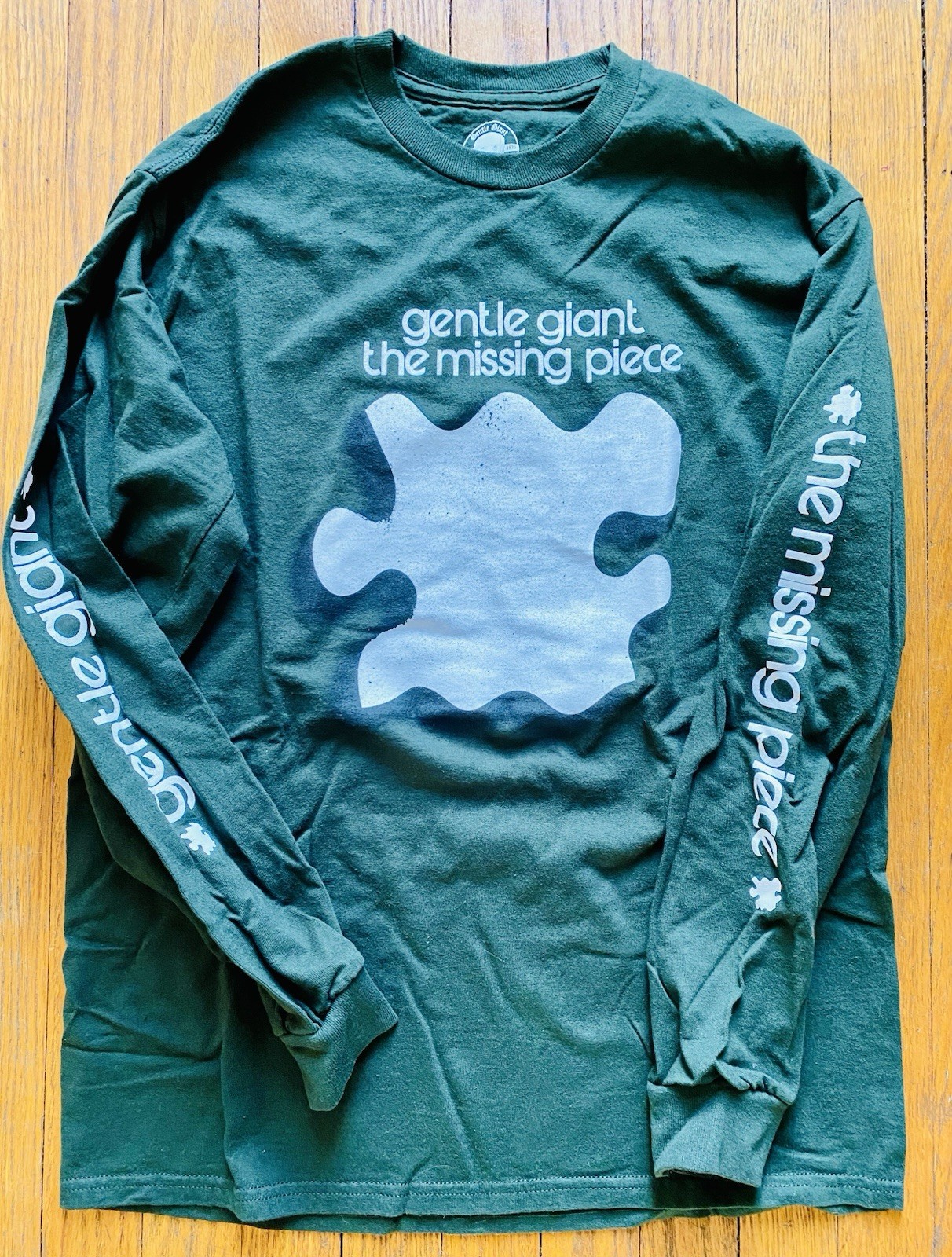 Rare Official GENTLE GIANT The Missing Piece Long Sleeve Shirt Prog Rock