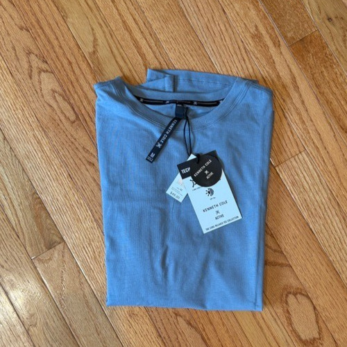 Kenneth Cole Men’s Tech SS Tee Shirt Active Stretch Crew Neck NWT – MSRP $49
