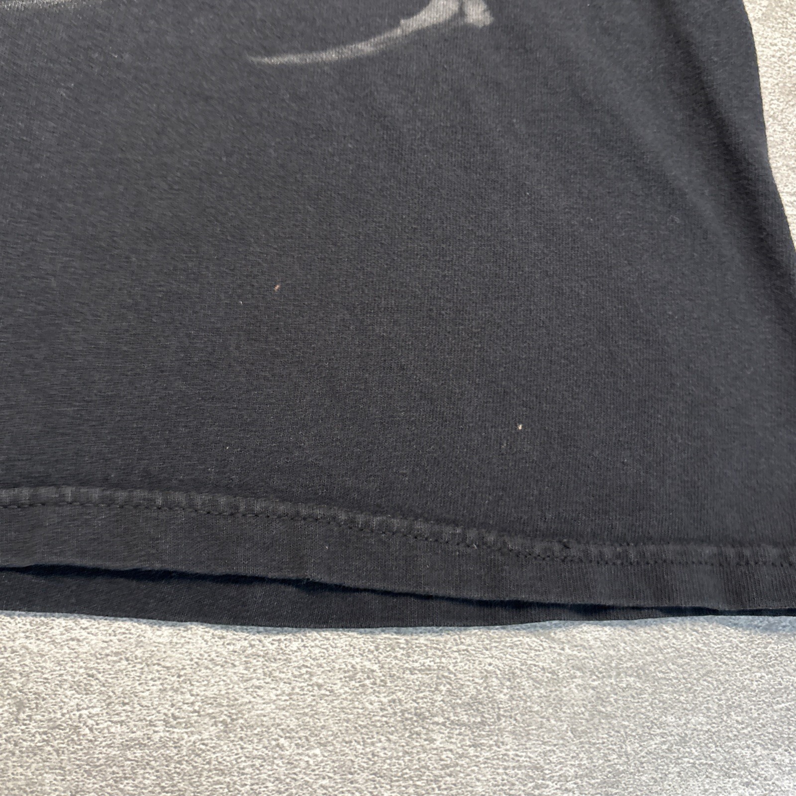 VTG Skulls Skeleton T-Shirt Mens XL Black Hardcore AOP Y2K Skater Grunge Street