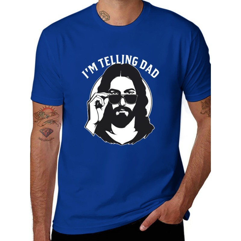 Funny Jesus “I’m Telling Dad” Meme Shirt – Religious Humor – Gift