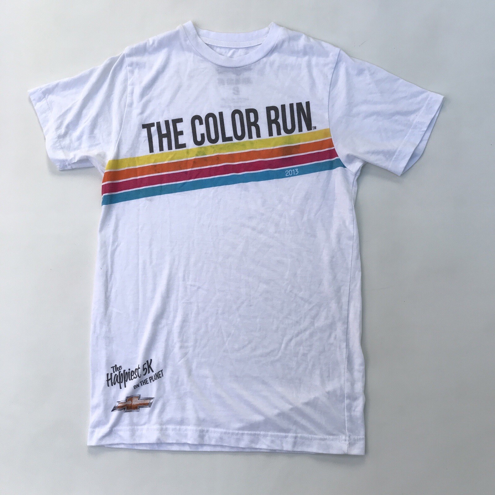 The Color Run Shirt The Happiest 5K In The Planet Sz S T Shirt 2013 Read