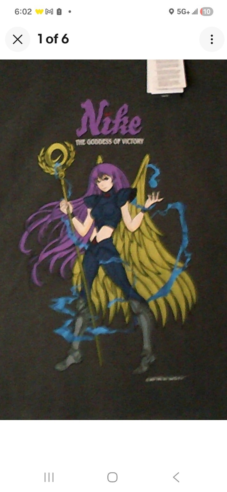 NIKE NSW “MAX90 Washed Goddess of Victory Tee” MEN’S GREY T-SHIRT Large