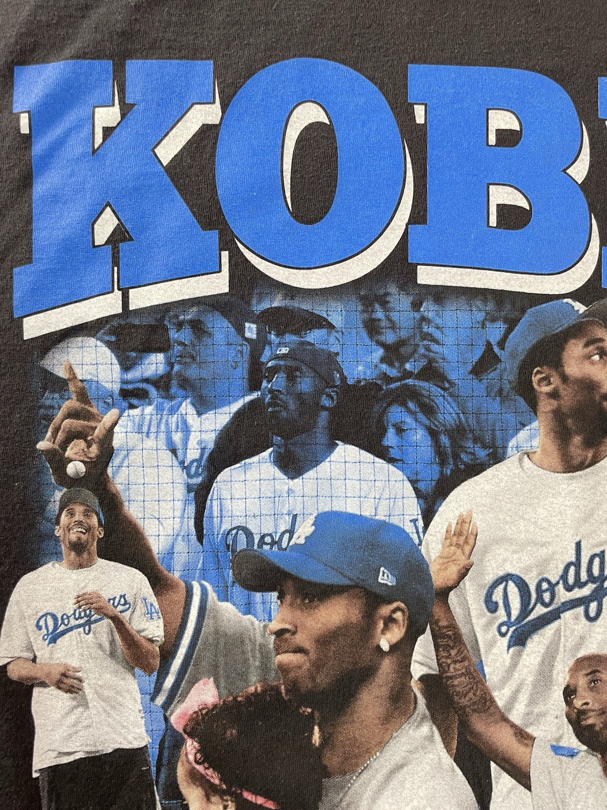 Dodgers T Shirt Men’s Adult Size L/XL No size Tag Black