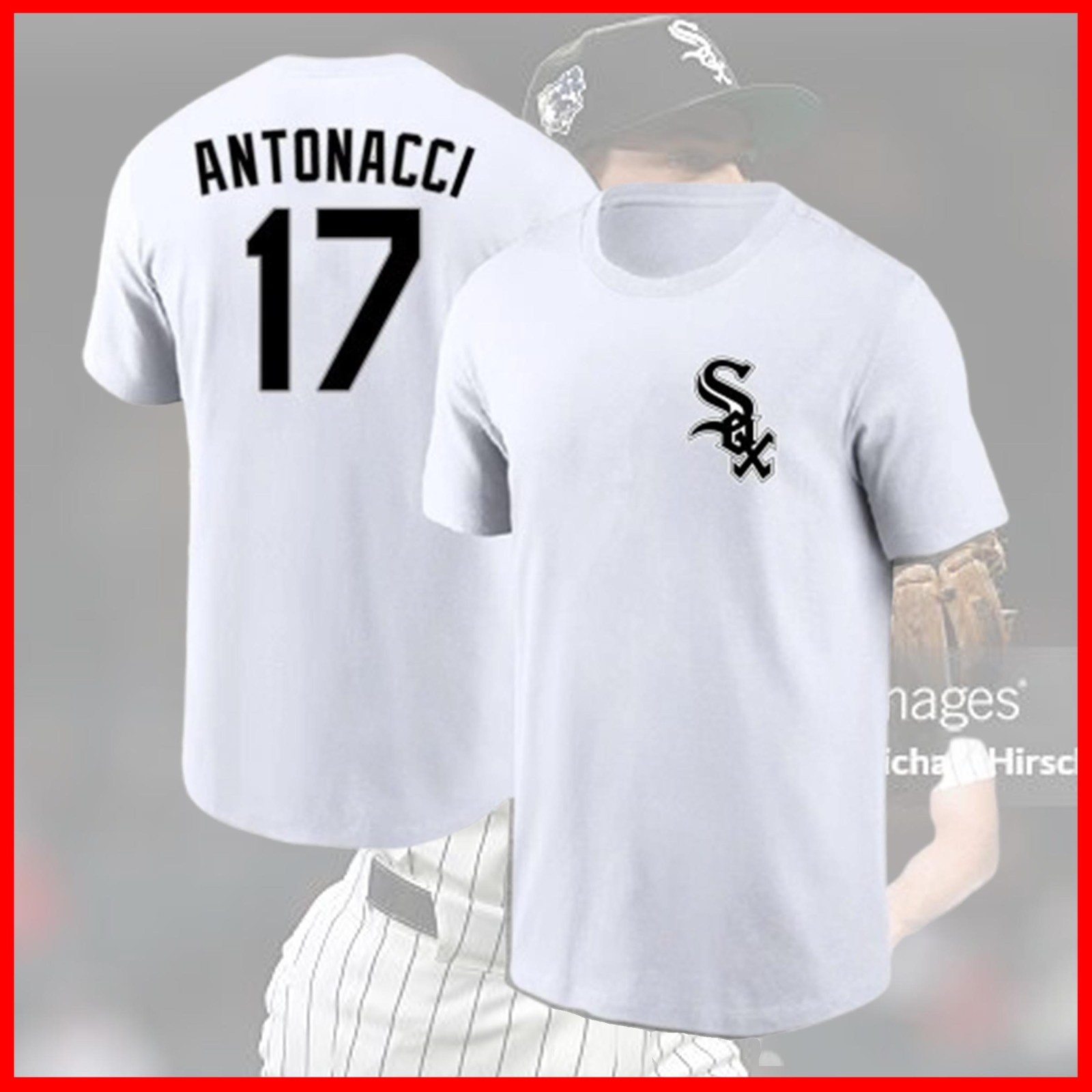 🔥 2026 Sam Antonacci #17 Chicago Baseball Team Name & Number Gifts For Fan
