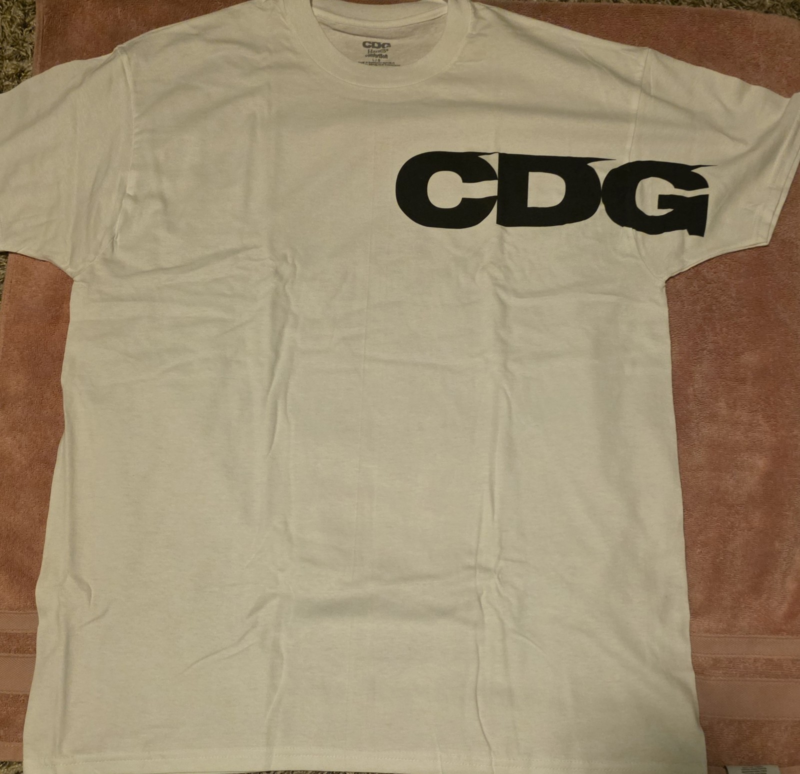 Comme des Garcons X Hanes Tagless Crew Neck T-Shirt 3-Pack White L CDG
