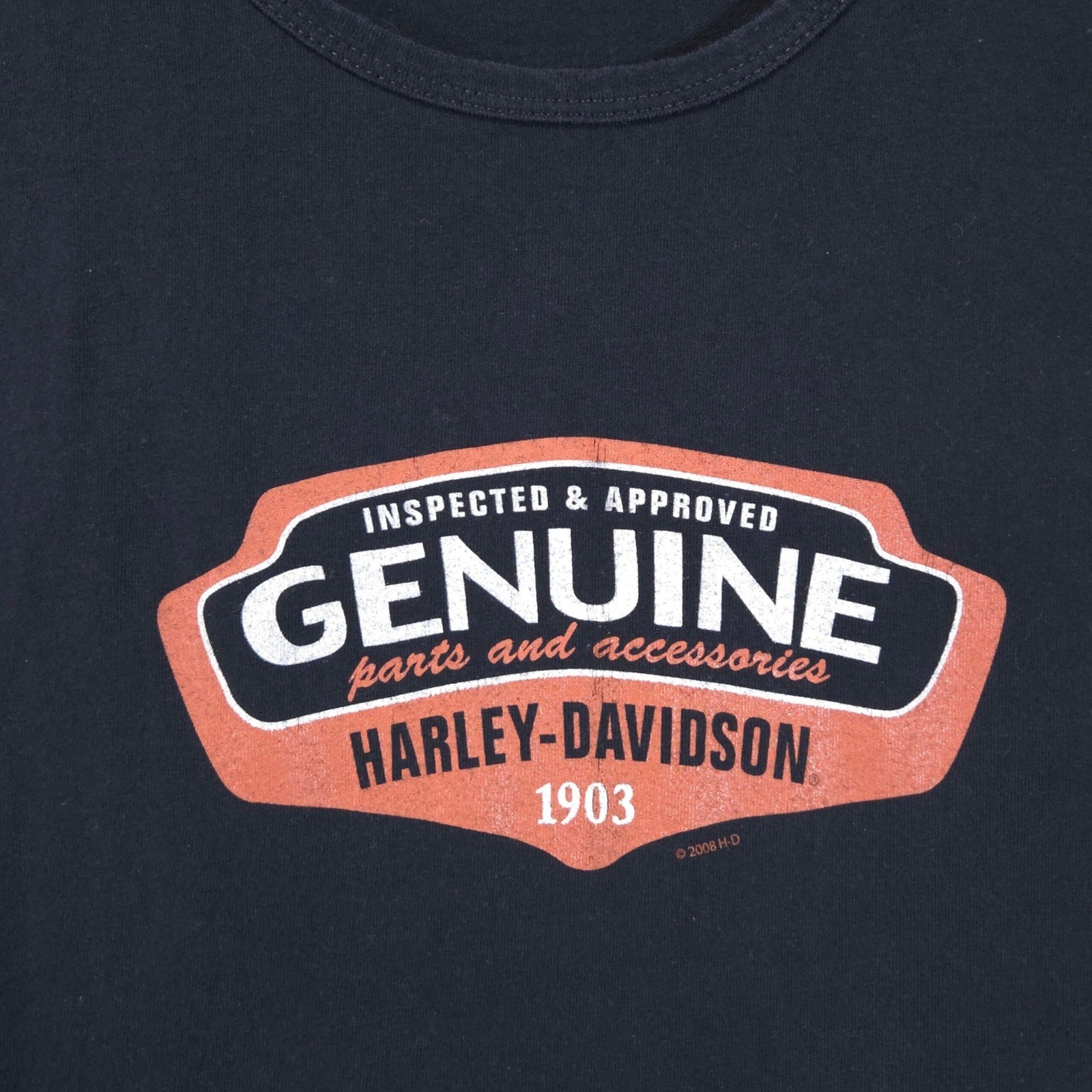 Vtg Harley Davidson Woodstock IL Groundhog Day Tank Top Men’s 2X Black USA Y2K