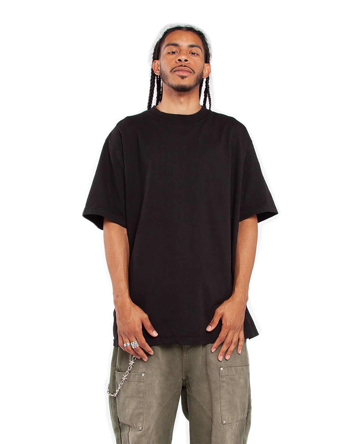 Heavyweight Blank Tee – Vintage Wash Unisex T-Shirt – Shaka Wear Garment Dyed