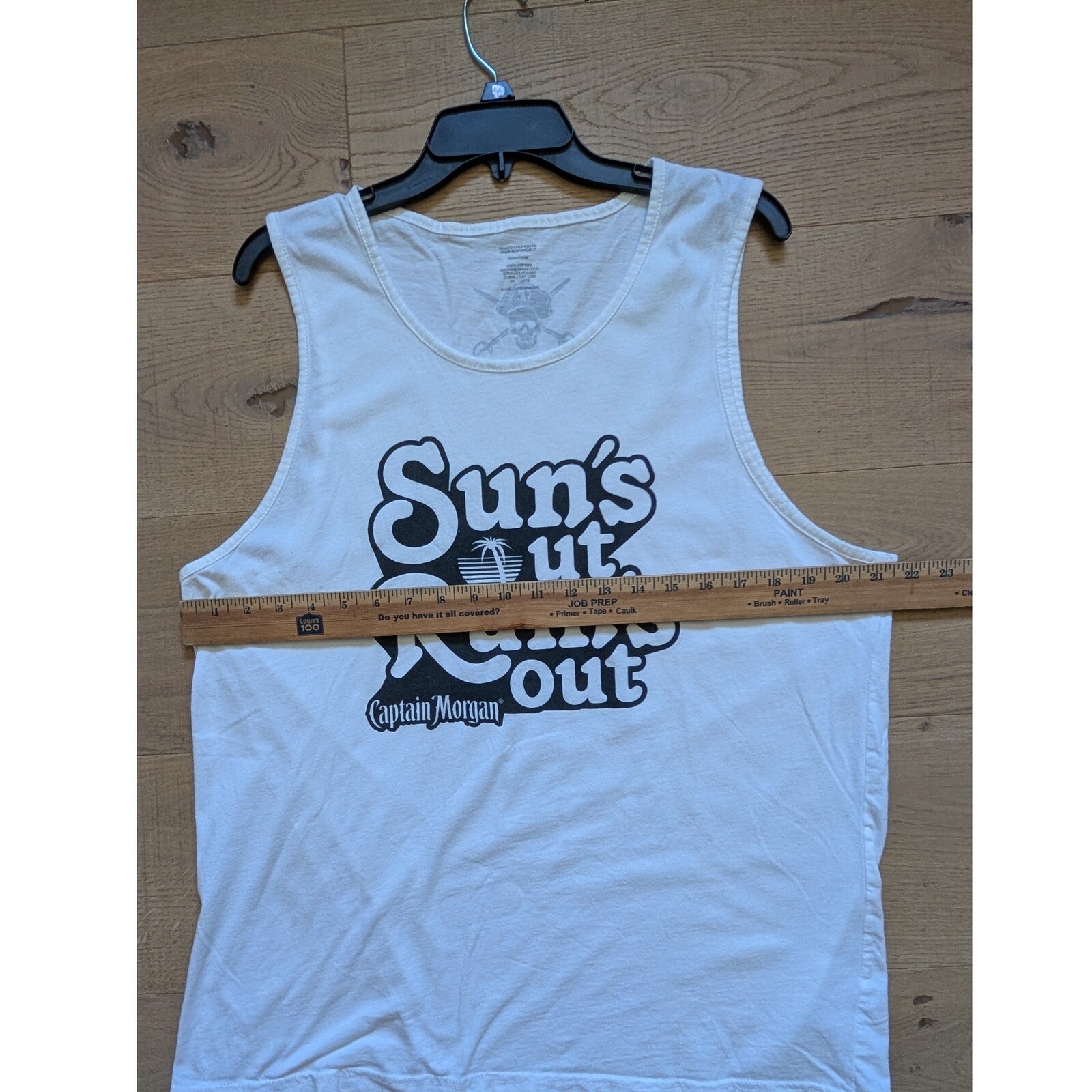Captain Morgan Sun’s Out Rum’s Out Graphic Tank Top Sleeveless Men’s LG